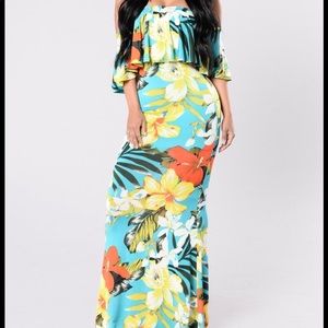 Fashion Nova Tropical Loved Dress